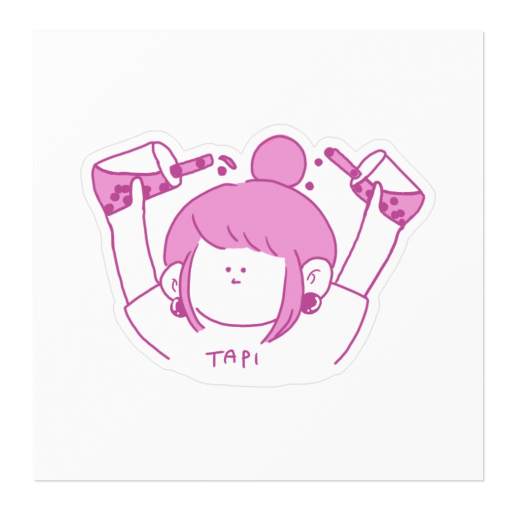タピオカちゃん(ピンク)