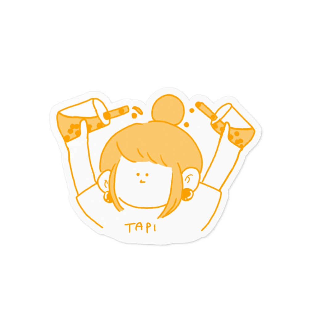 タピオカちゃん(オレンジ)