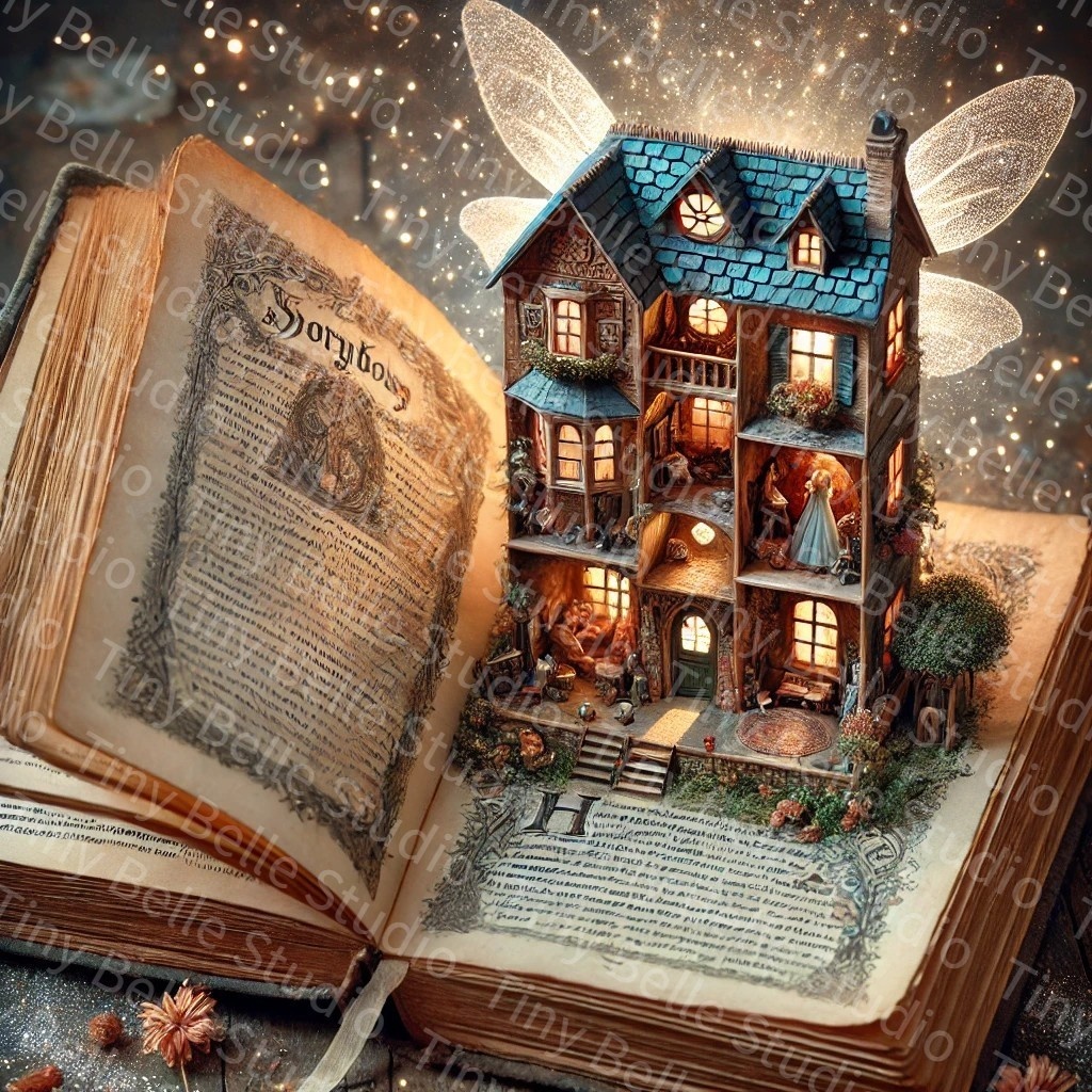 本を開いたら…AI無料画像7枚(有料+7枚)