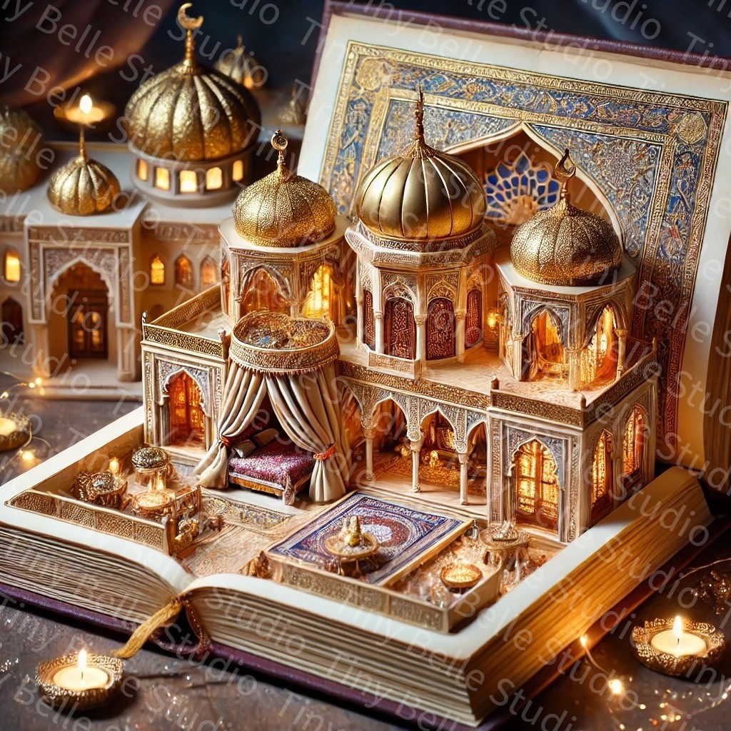 本を開いたら…AI無料画像7枚(有料+7枚)