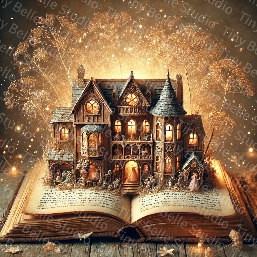 本を開いたら…AI無料画像7枚(有料+7枚)