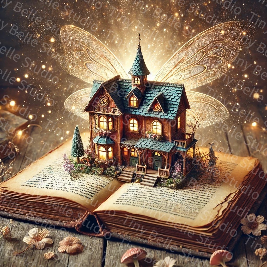 本を開いたら…AI無料画像7枚(有料+7枚)