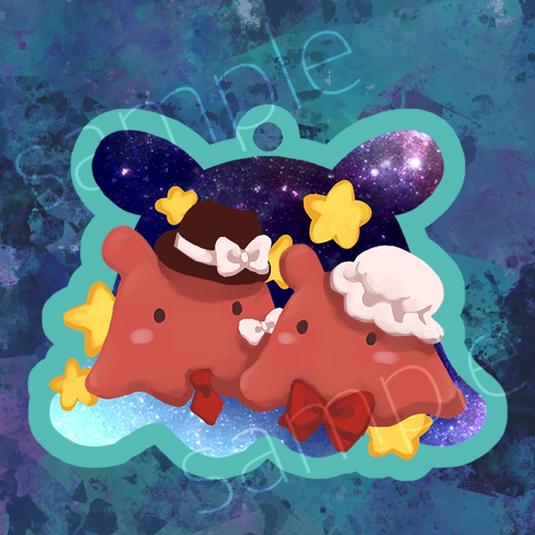 自機組・主人公組 東方メンダコ アクキー