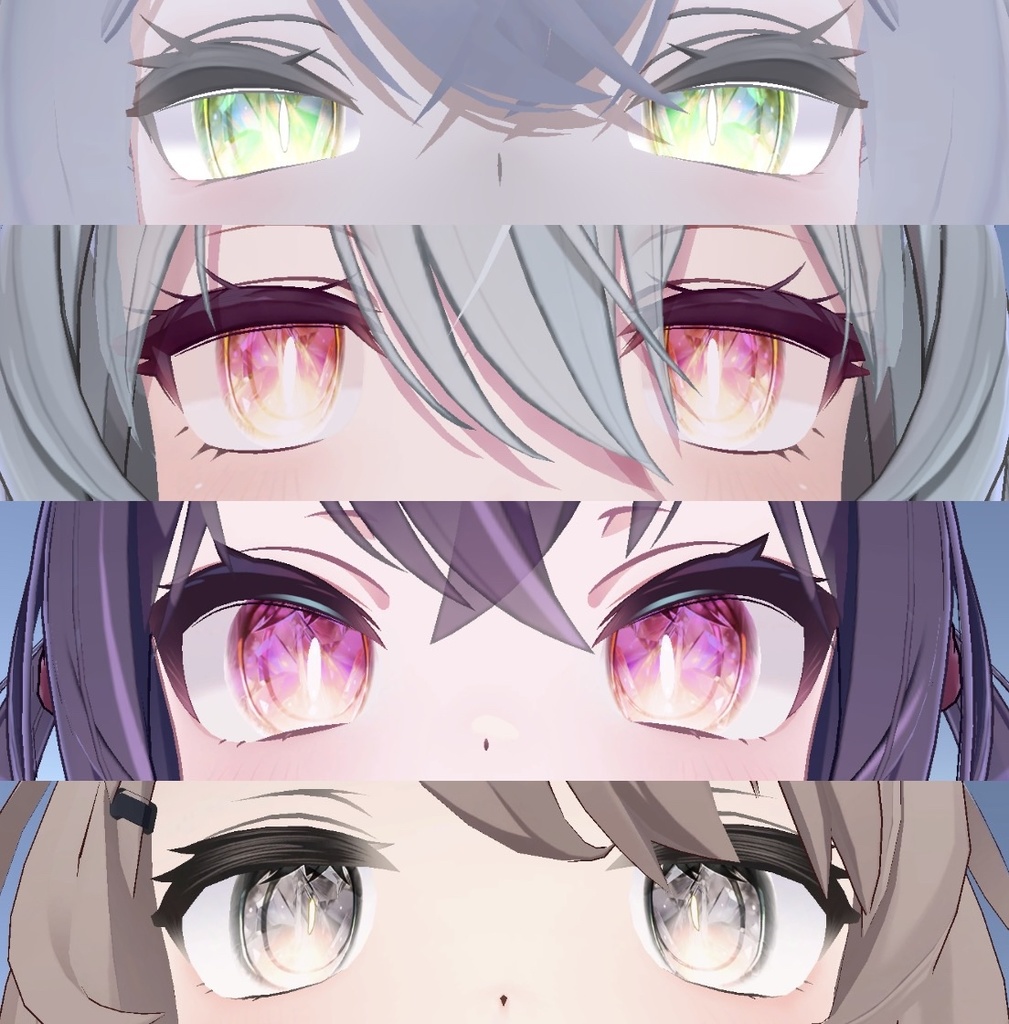 【6Avataers】Crystal Eye Texture&Make