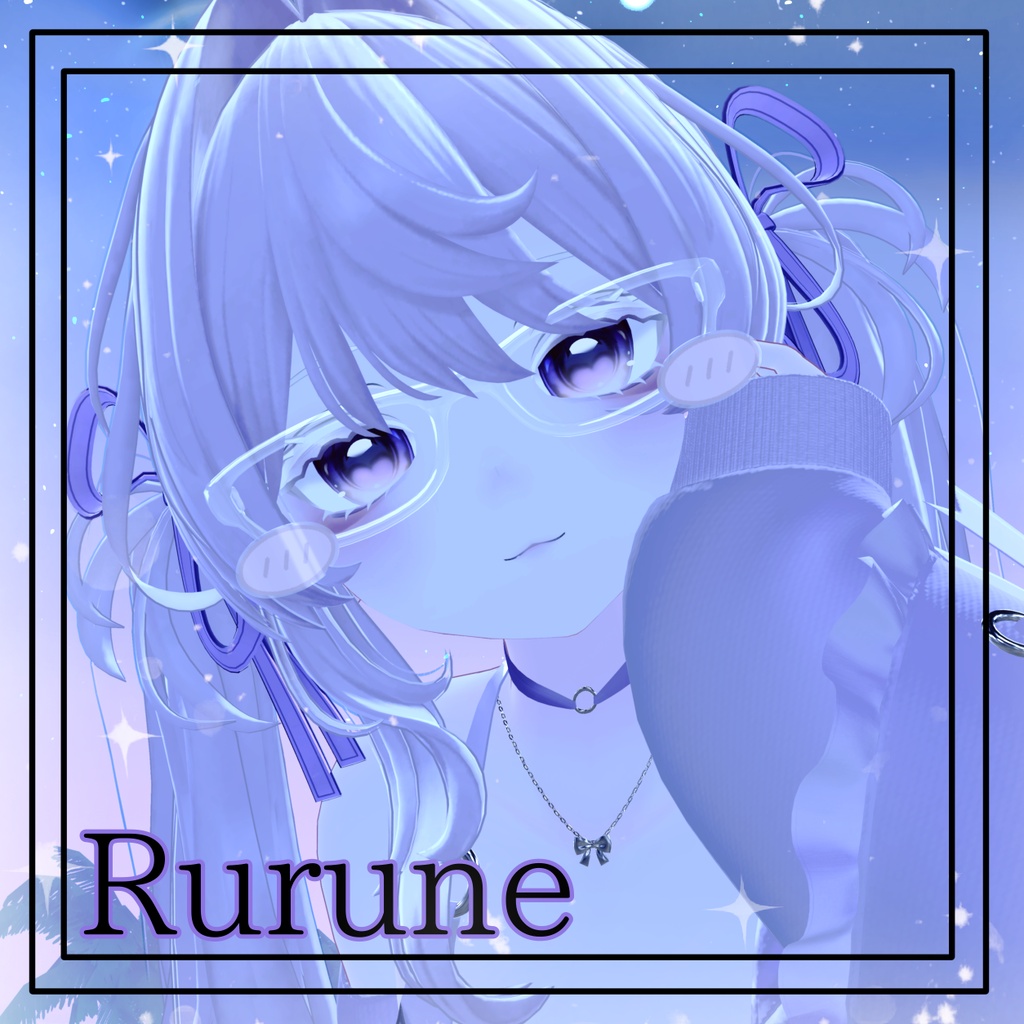 【9Avatars対応】暗闇でも可愛い!光る!モテかわ Eye Texture