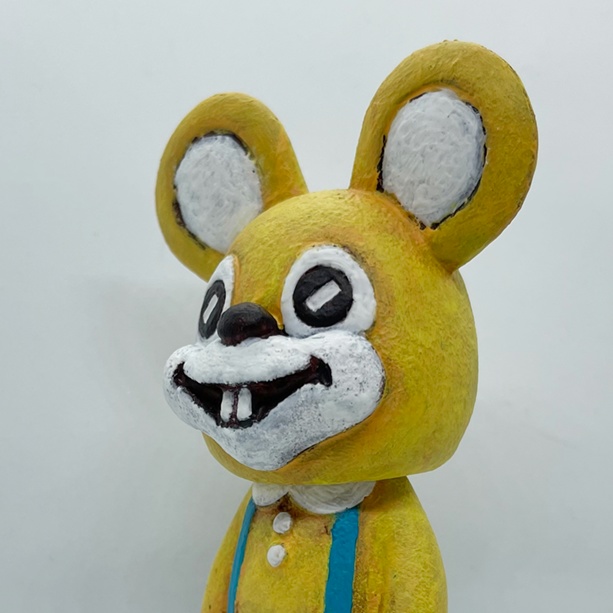 きぐるみねずみ 手塗り1点もの