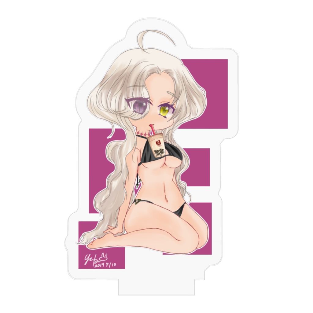 ルティナ黒水着たぴたぴ