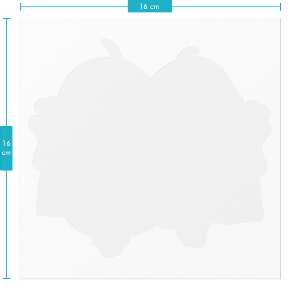 しろなとさくやステッカー