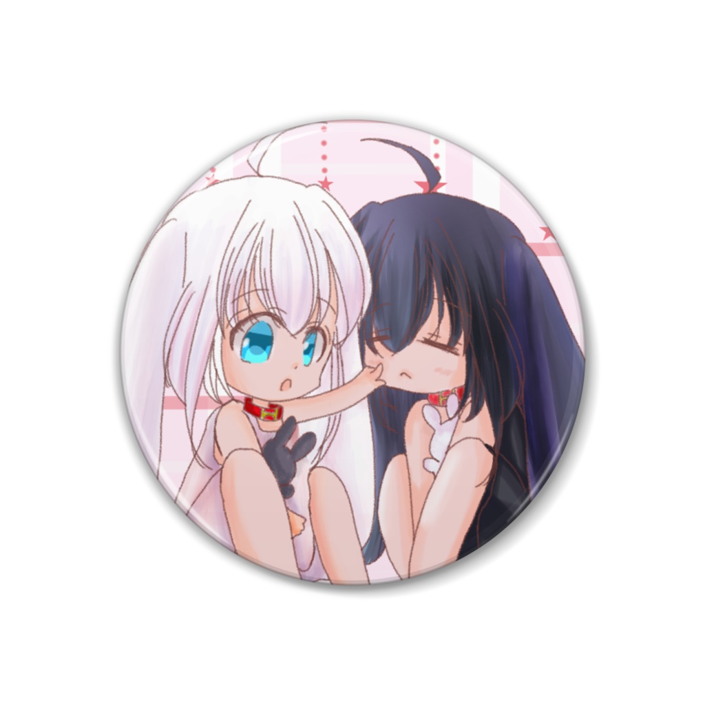 しろな さくや 看板娘バッチ