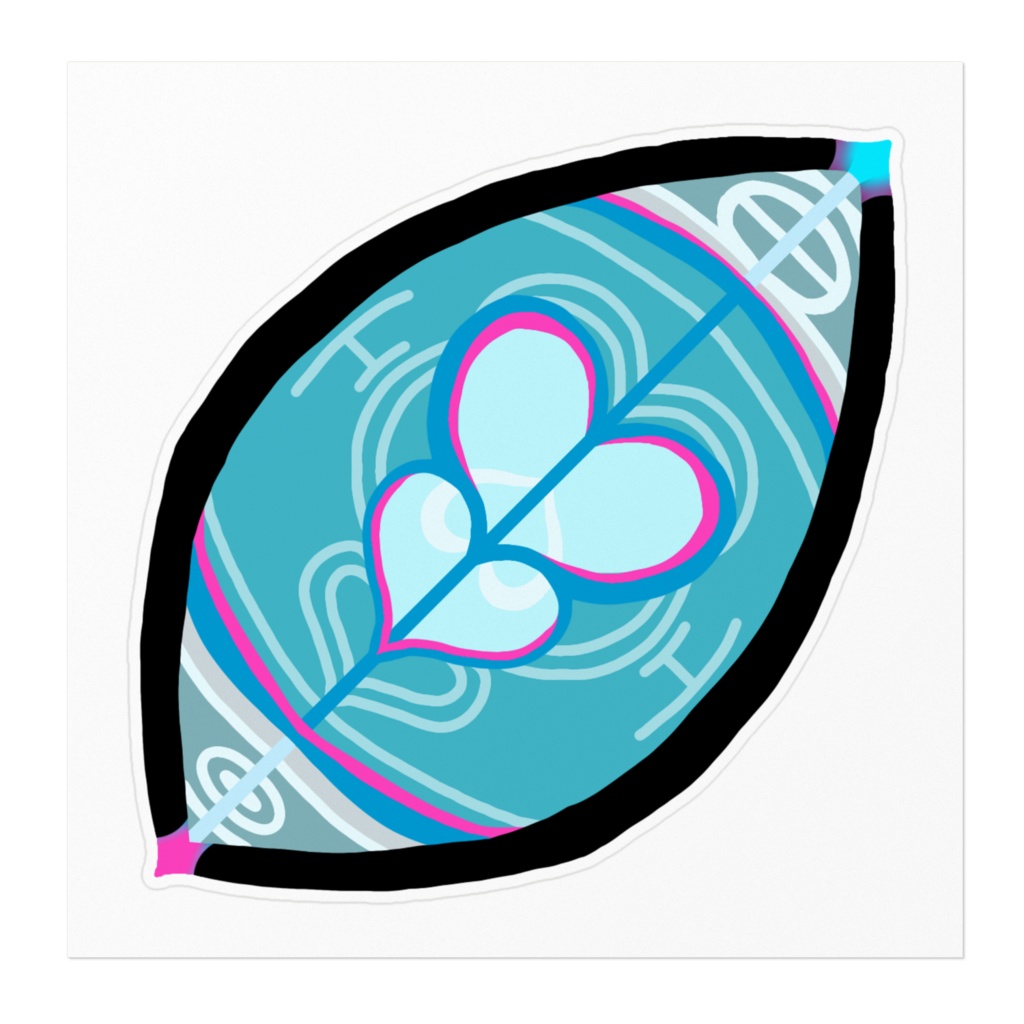 車の眉目ステッカー