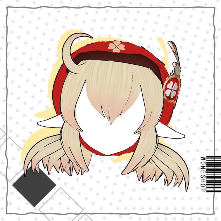 VRoid Hair Preset- Klee/Genshin Impact