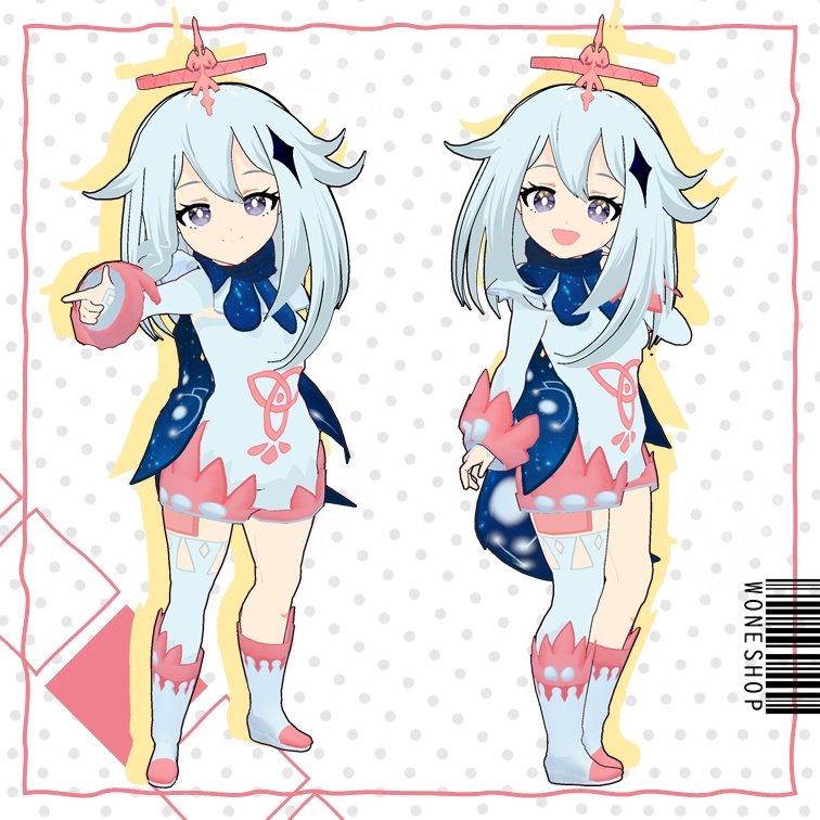 VRoid Model- Paimon/Genshin Impact