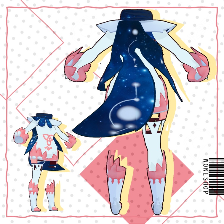 VRoid Outfit- Paimon/Genshin Impactvrm genshin impact