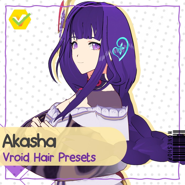 Vroid Free Akasha from Genshin Impact