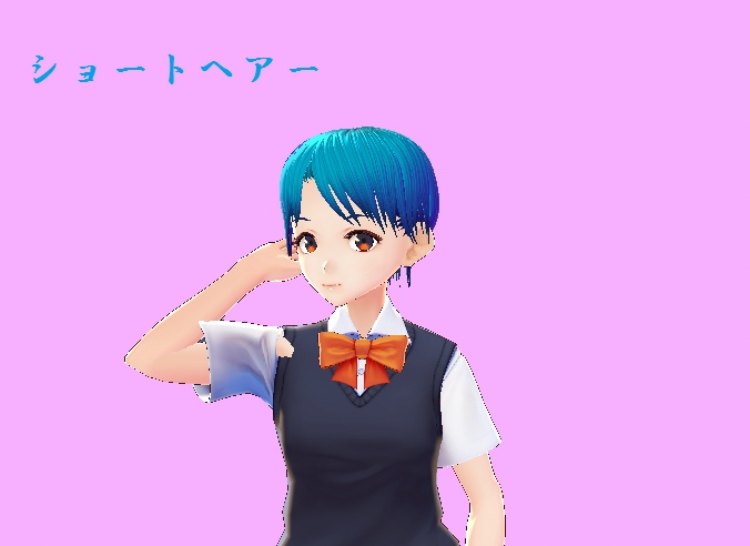 【VRoid用】ショートヘアー