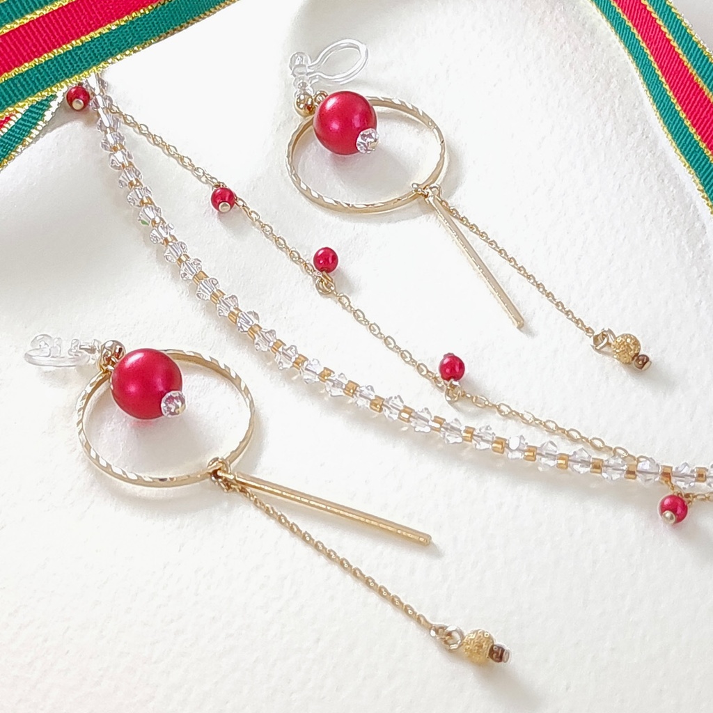 キャロル イヤリング(ピアス)(土日祝のぞく3日以内発送