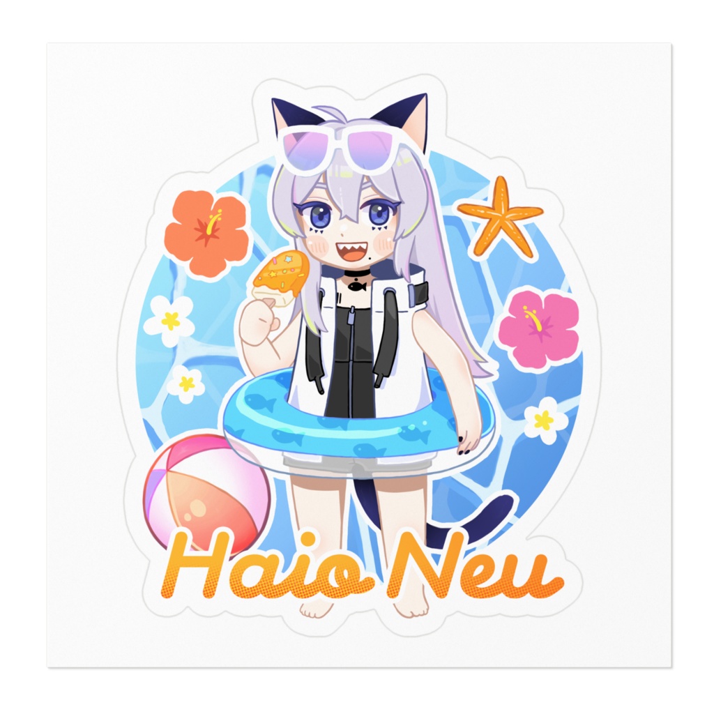 【ステッカー】灰尾サマーバケーション2022