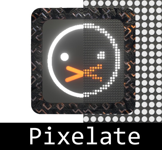 [Free/無料]Pixelate & Streamer picture frame