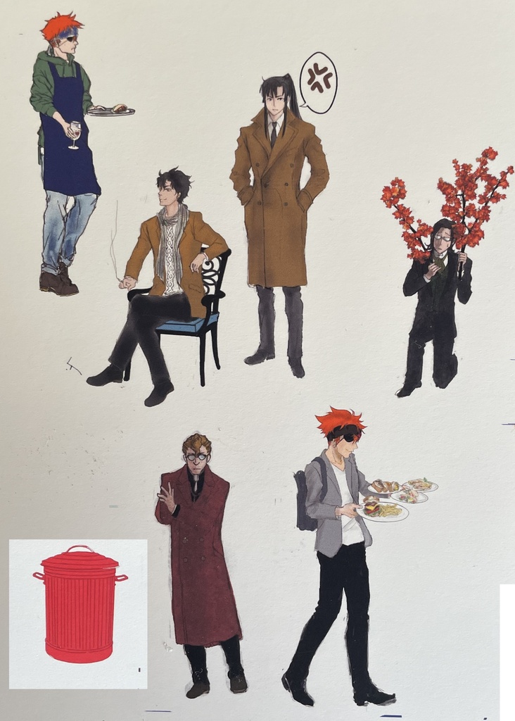 秋のキッチンカー カード