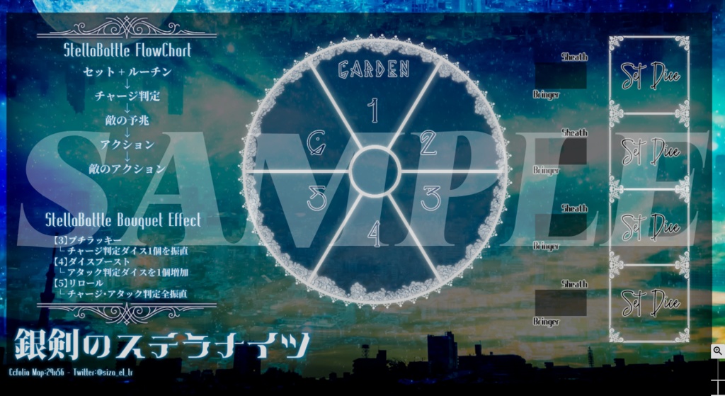 銀剣のステラナイツ 非公式ココフォリアMAP