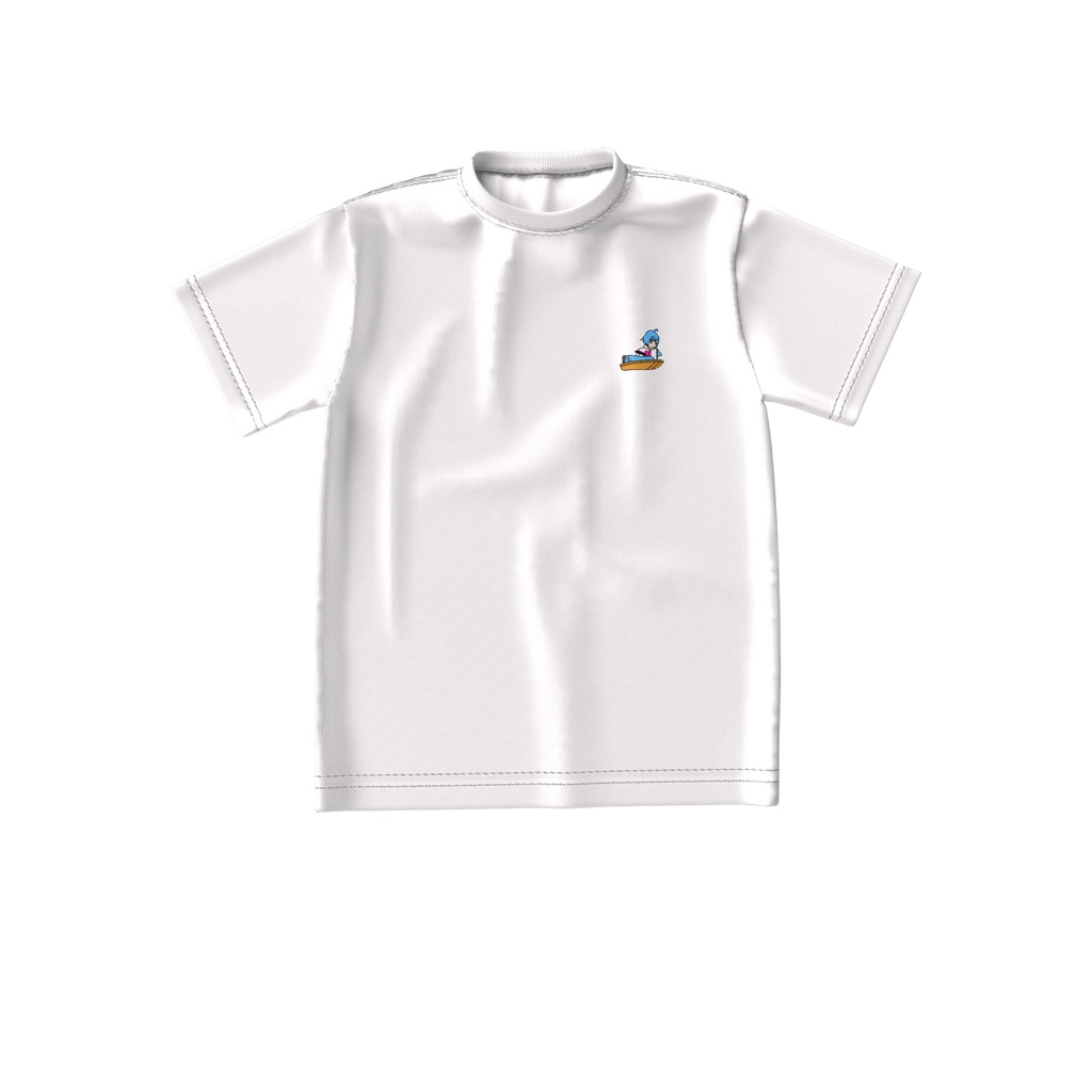 翠川のおえかきTシャツ(Bigシルエット / 白)