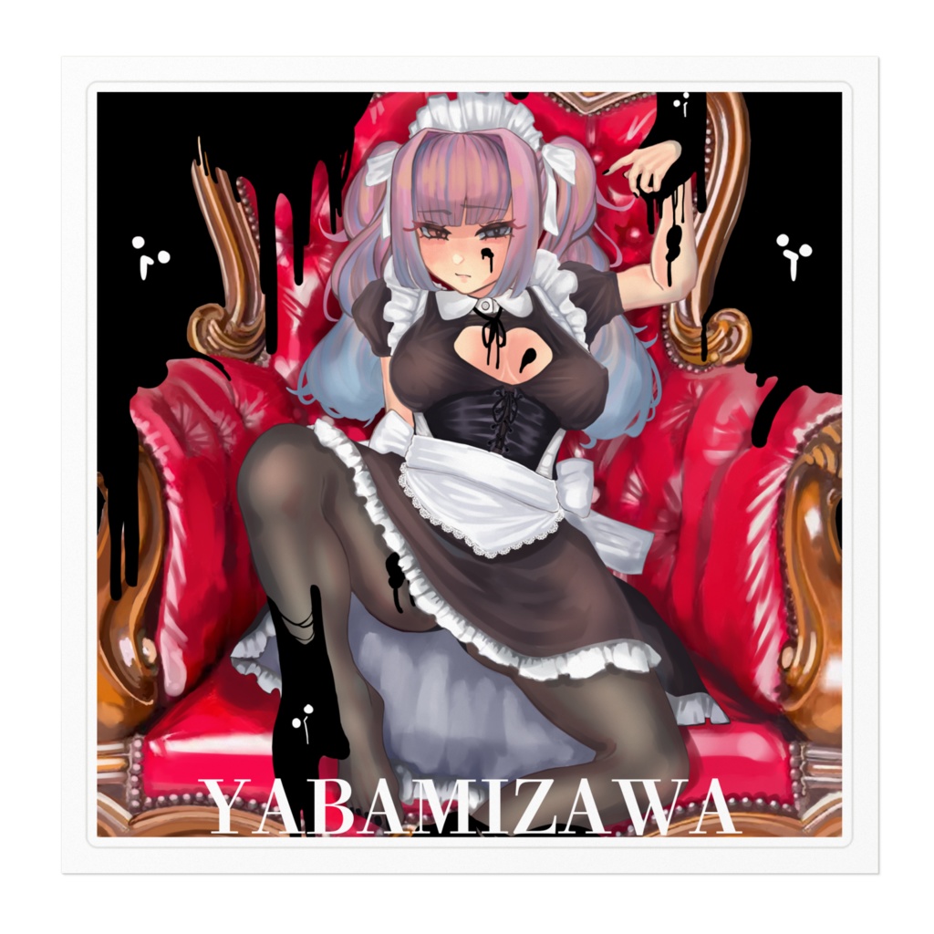 YABAMIZAWAステッカー