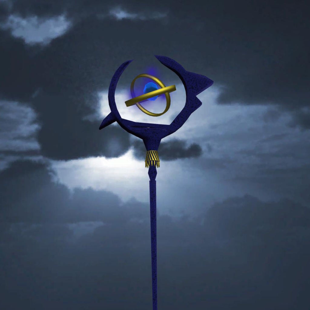 蒼きクリスタルの闇杖(Dark staff of blue crystal)