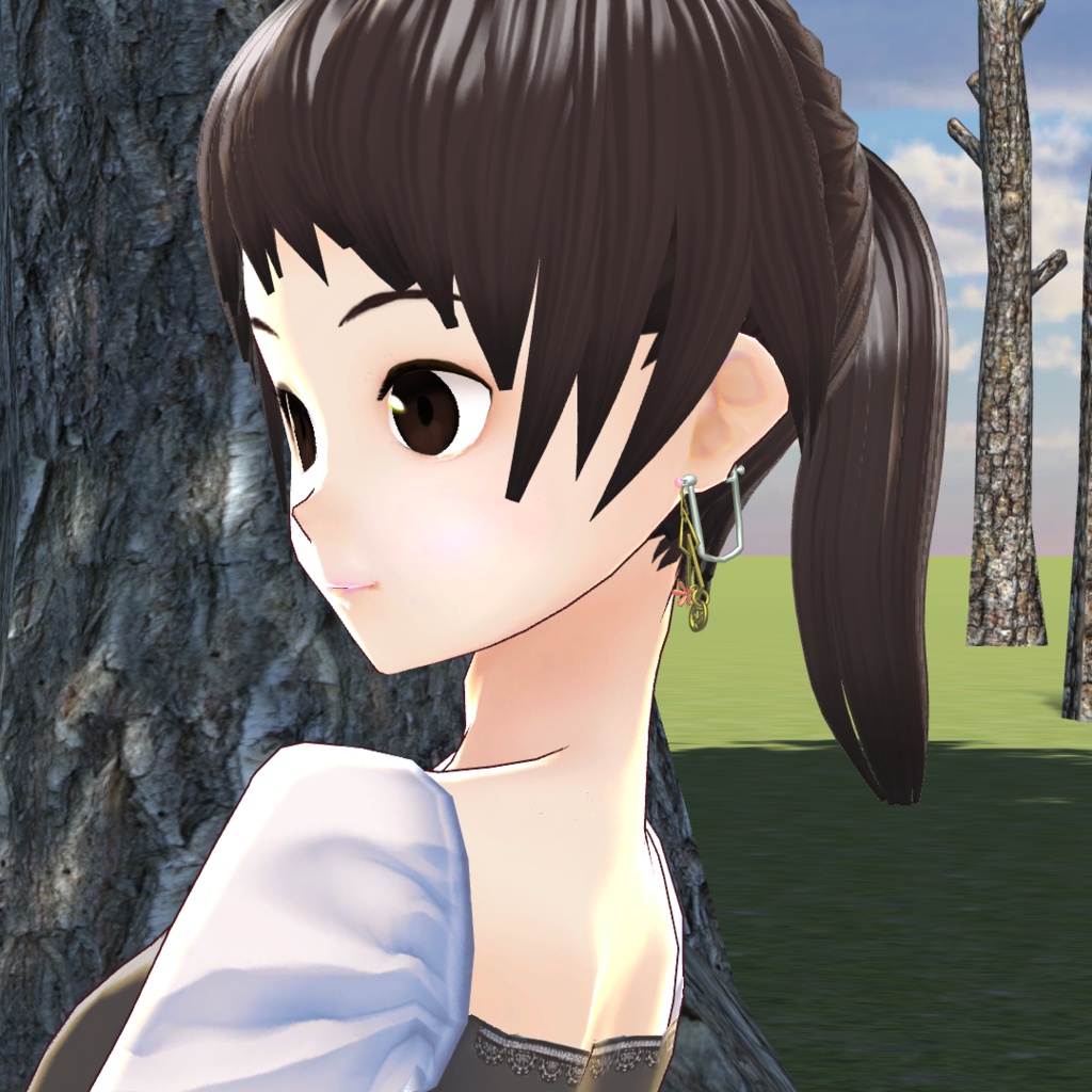 桜と星のイヤリング( Cherry Blossoms and star earrings)