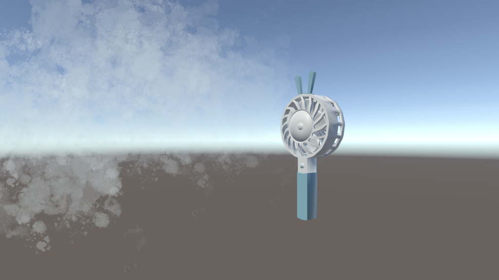 【うさ耳ハンディファン】ミスト付き