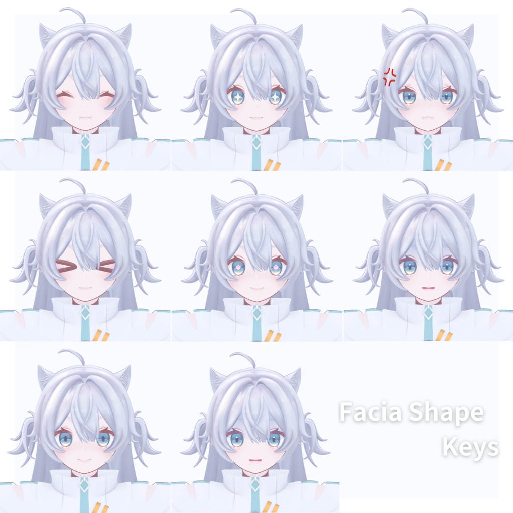 オリジナル3Dモデル【ルーチェ】ver1.0.3