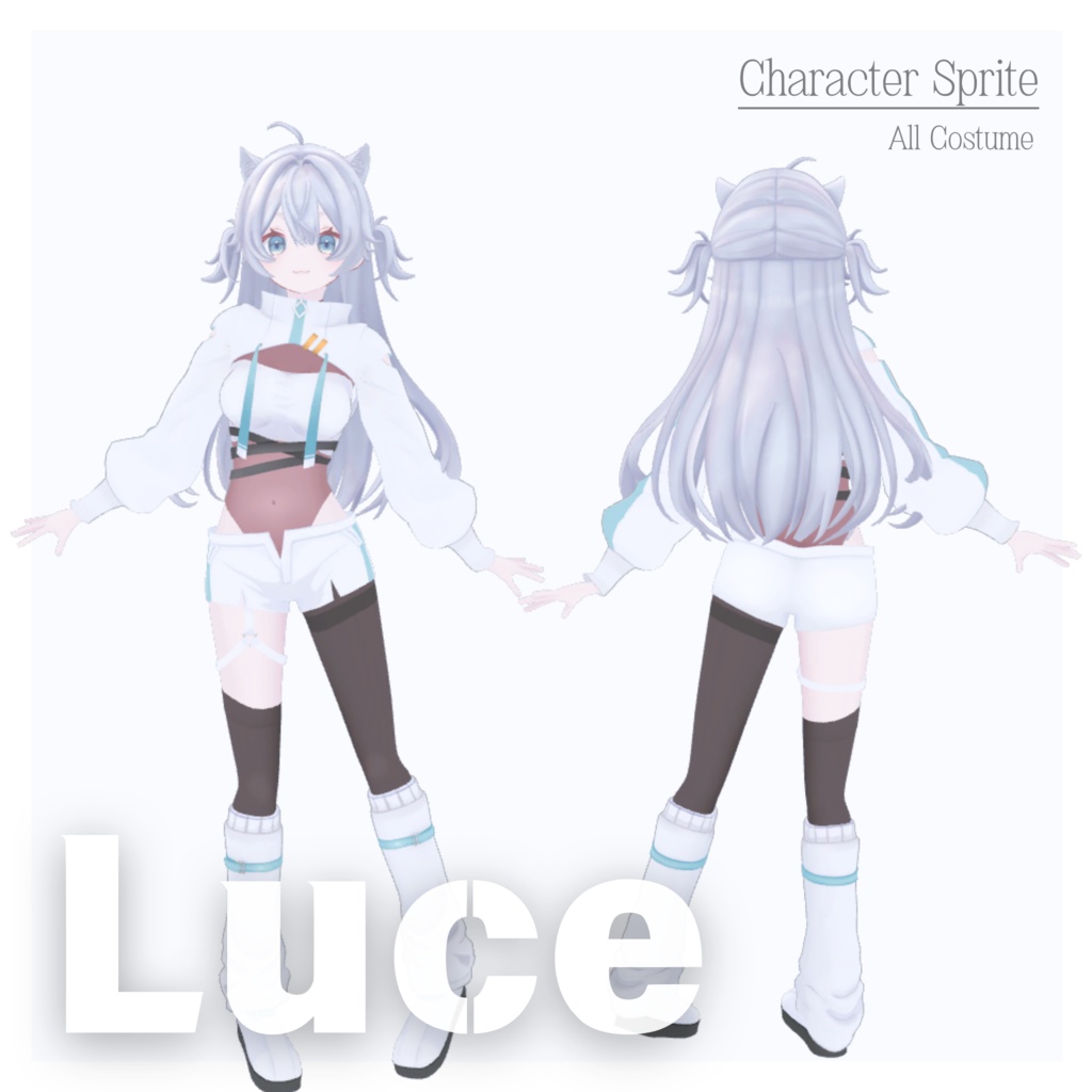 オリジナル3Dモデル【ルーチェ】ver1.0.3