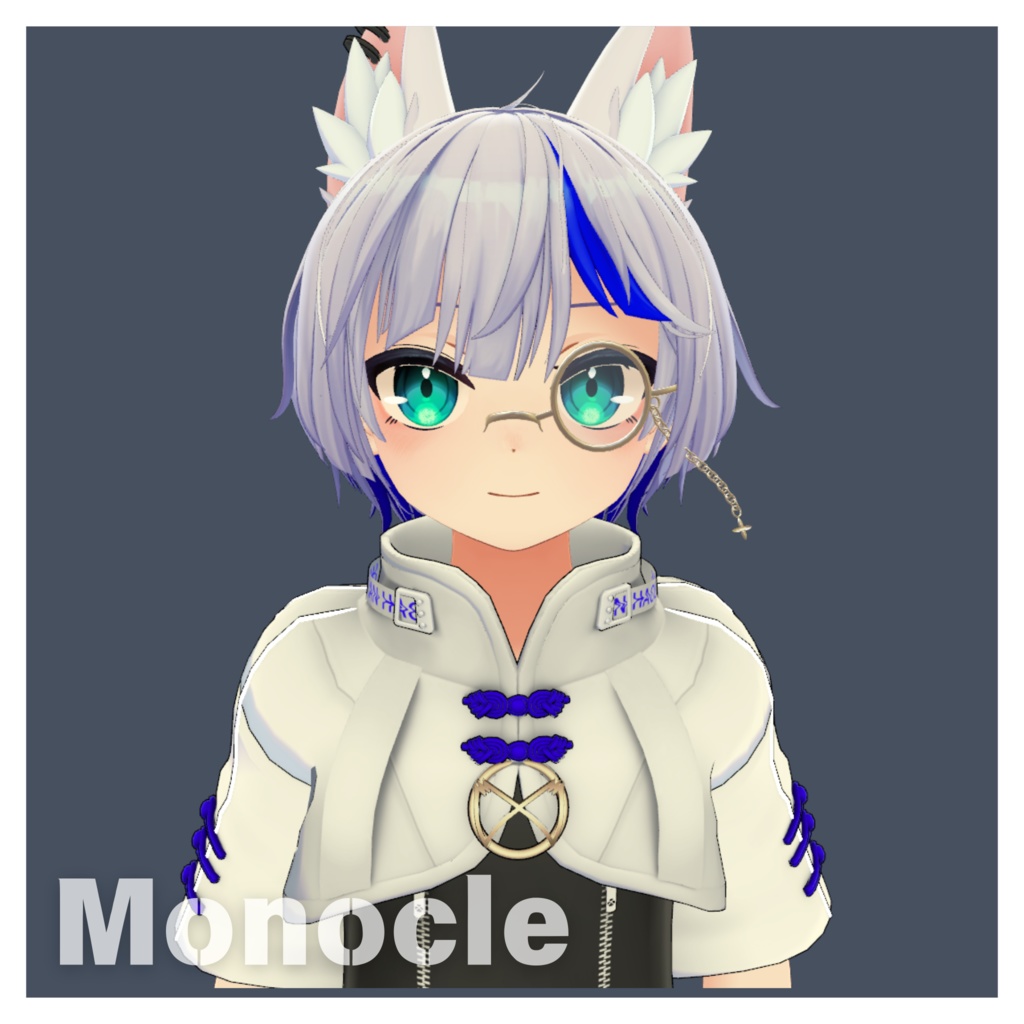 【3Avatar対応/Xwearデータ付き】monocle