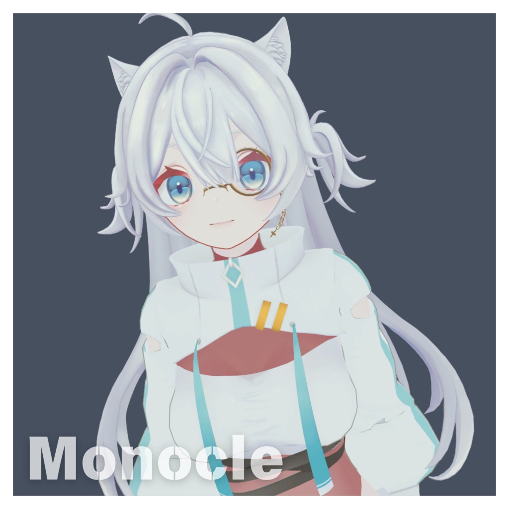 【3Avatar対応/Xwearデータ付き】monocle