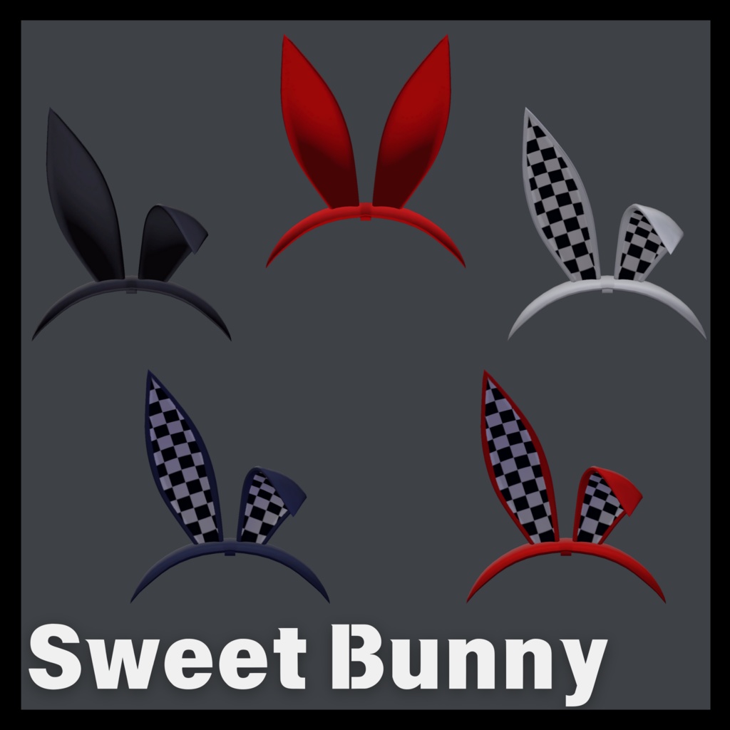 【マヌカ対応/Xwearデータ付き】スゥートバニー『Sweet Bunny』