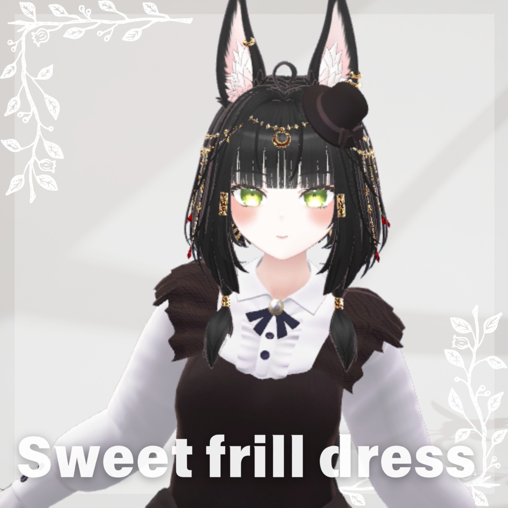 【5Avatar対応】スィートフリルワンピース『Sweet frill dress』