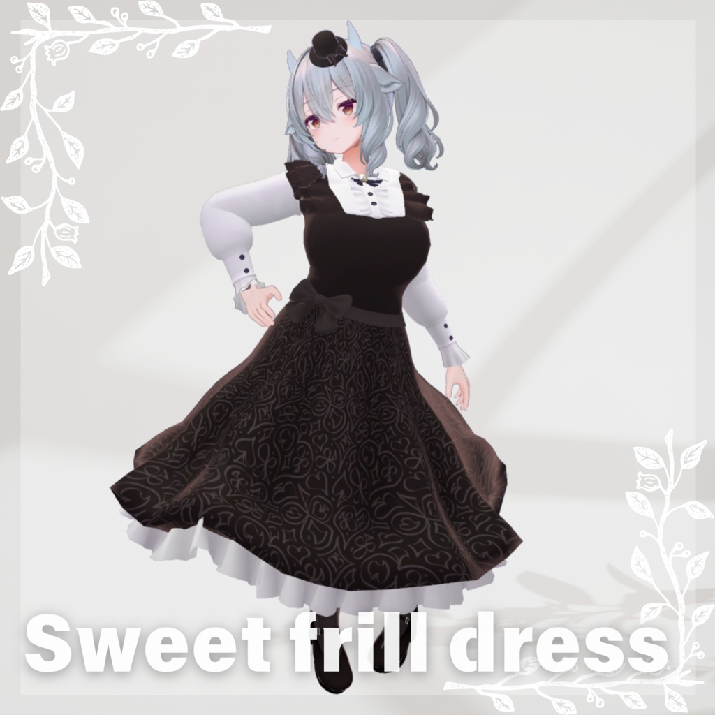 【5Avatar対応】スィートフリルワンピース『Sweet frill dress』