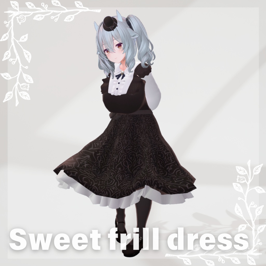 【5Avatar対応】スィートフリルワンピース『Sweet frill dress』