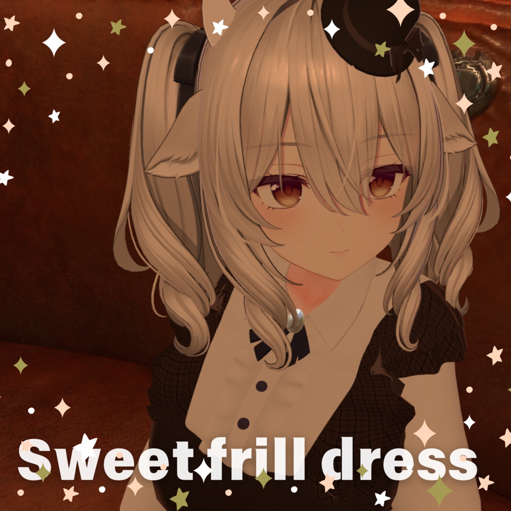 【5Avatar対応】スィートフリルワンピース『Sweet frill dress』