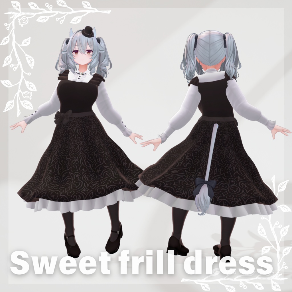 【5Avatar対応】スィートフリルワンピース『Sweet frill dress』