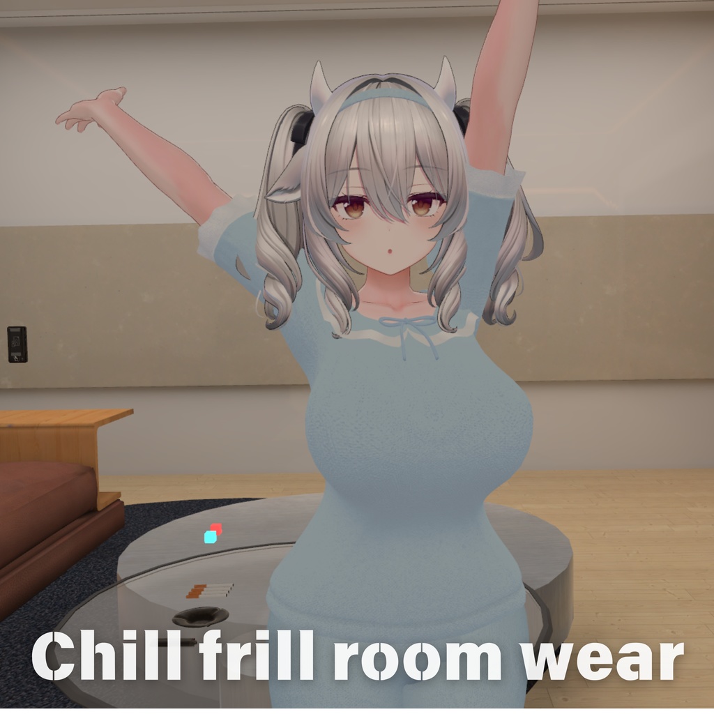 【ミルティナ/マヌカ対応】まったりお泊りルームウェア『Chill frill room wear』