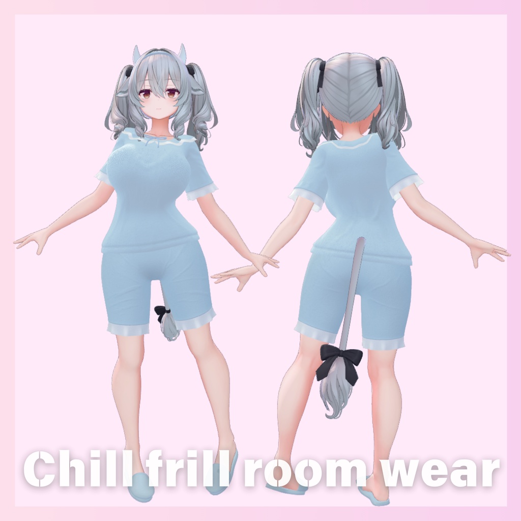 【ミルティナ/マヌカ対応】まったりお泊りルームウェア『Chill frill room wear』