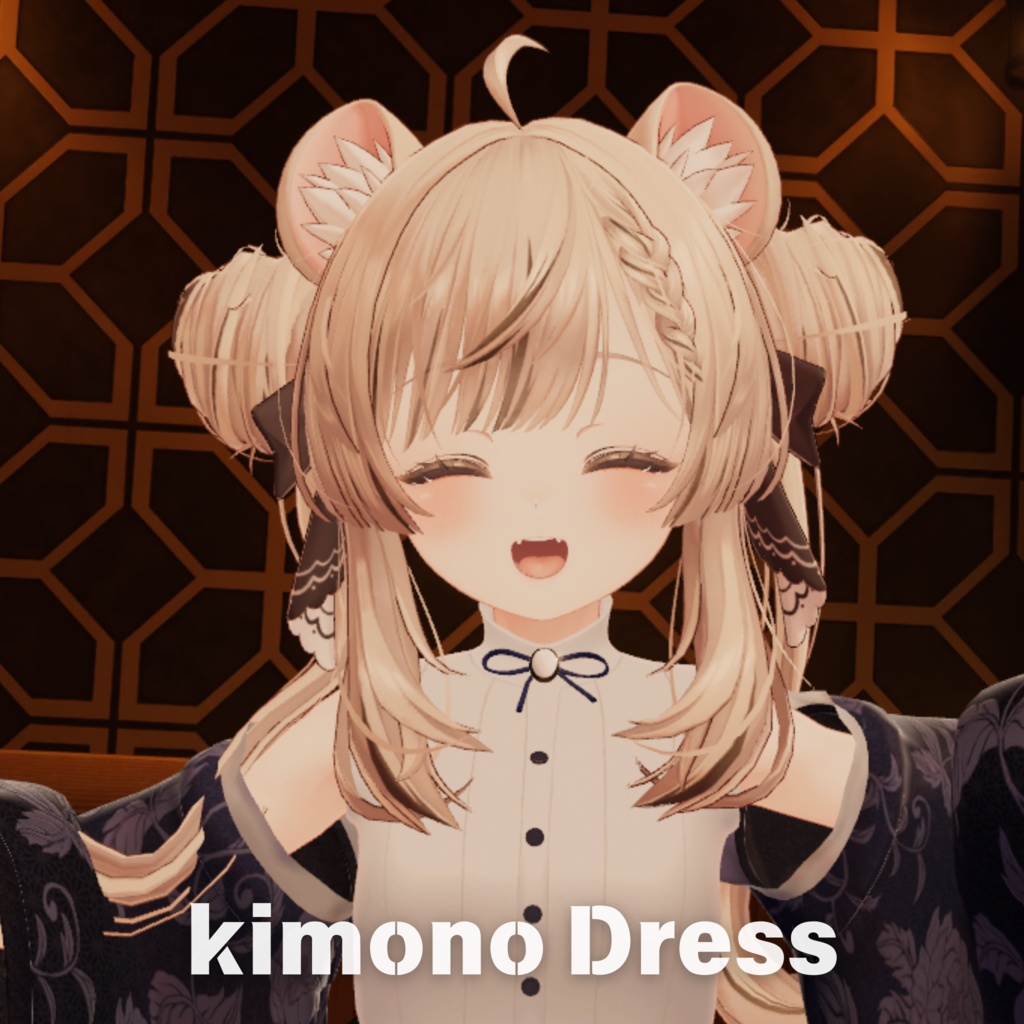 【5Avatar対応】着物ドレス『Kimono Dress』