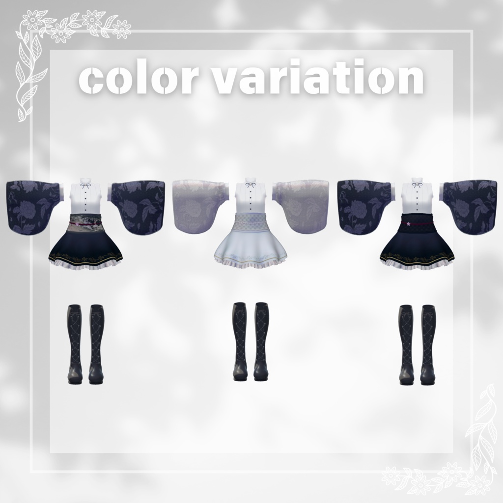 【5Avatar対応】着物ドレス『Kimono Dress』