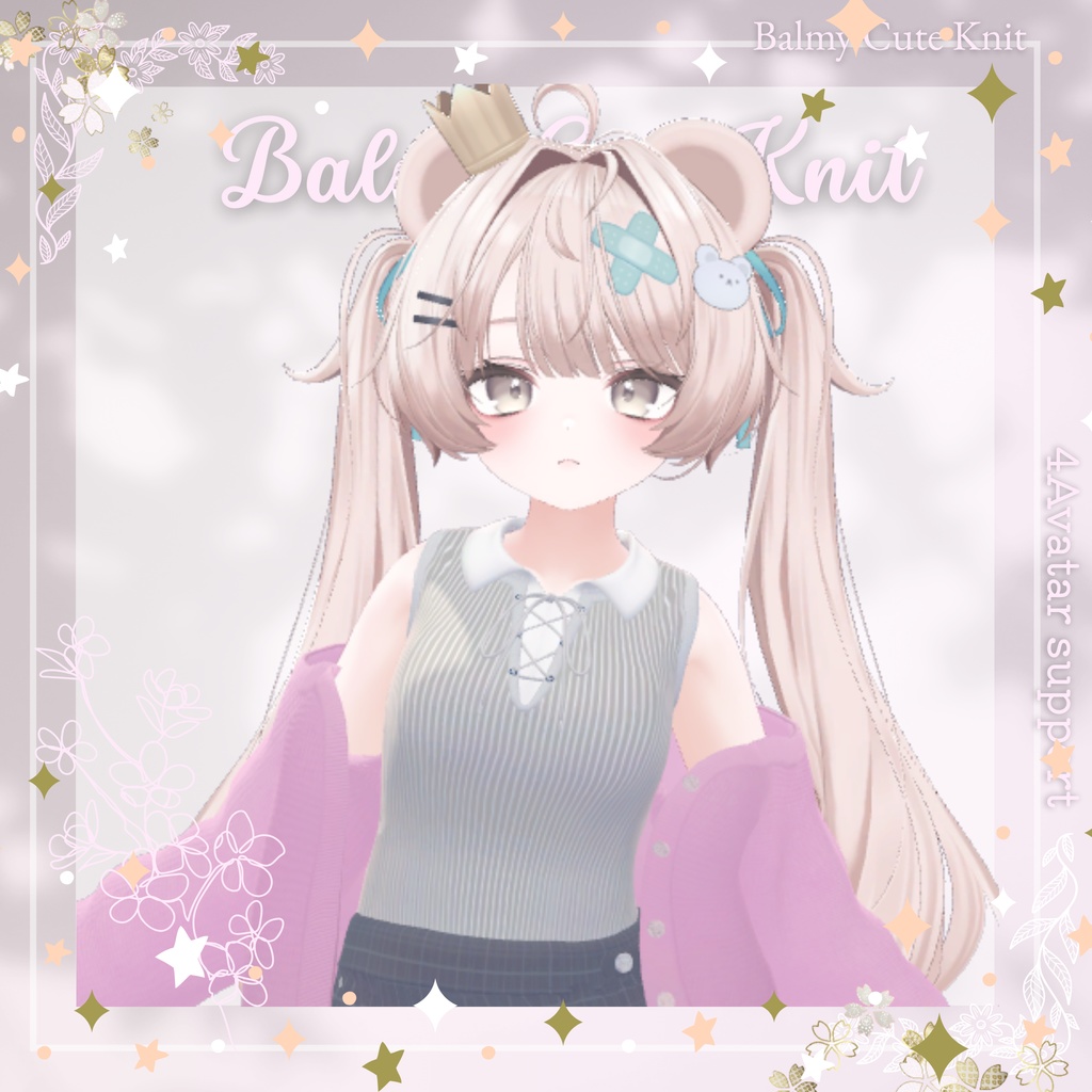 【5Avatar対応】Balmy Cute Knit『陽だまりとそよ風のニット』