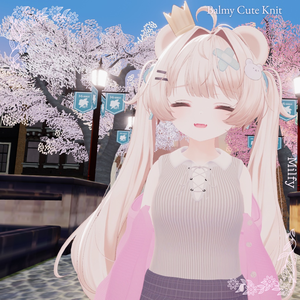 【5Avatar対応】Balmy Cute Knit『陽だまりとそよ風のニット』