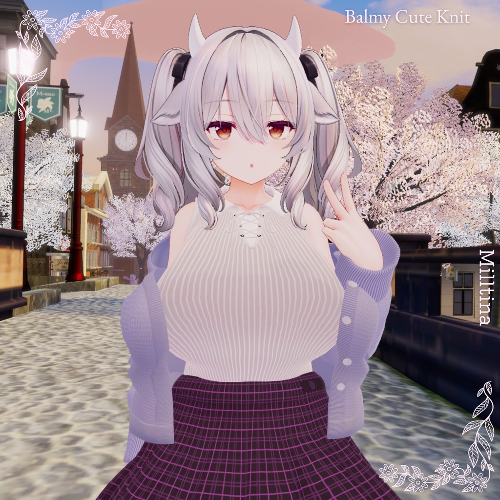 【5Avatar対応】Balmy Cute Knit『陽だまりとそよ風のニット』