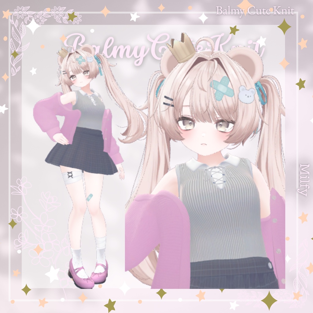 【5Avatar対応】Balmy Cute Knit『陽だまりとそよ風のニット』