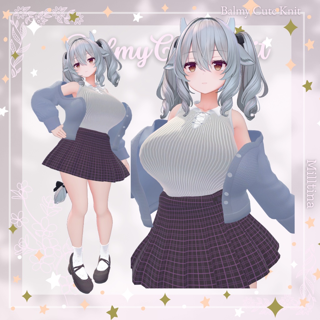 【5Avatar対応】Balmy Cute Knit『陽だまりとそよ風のニット』