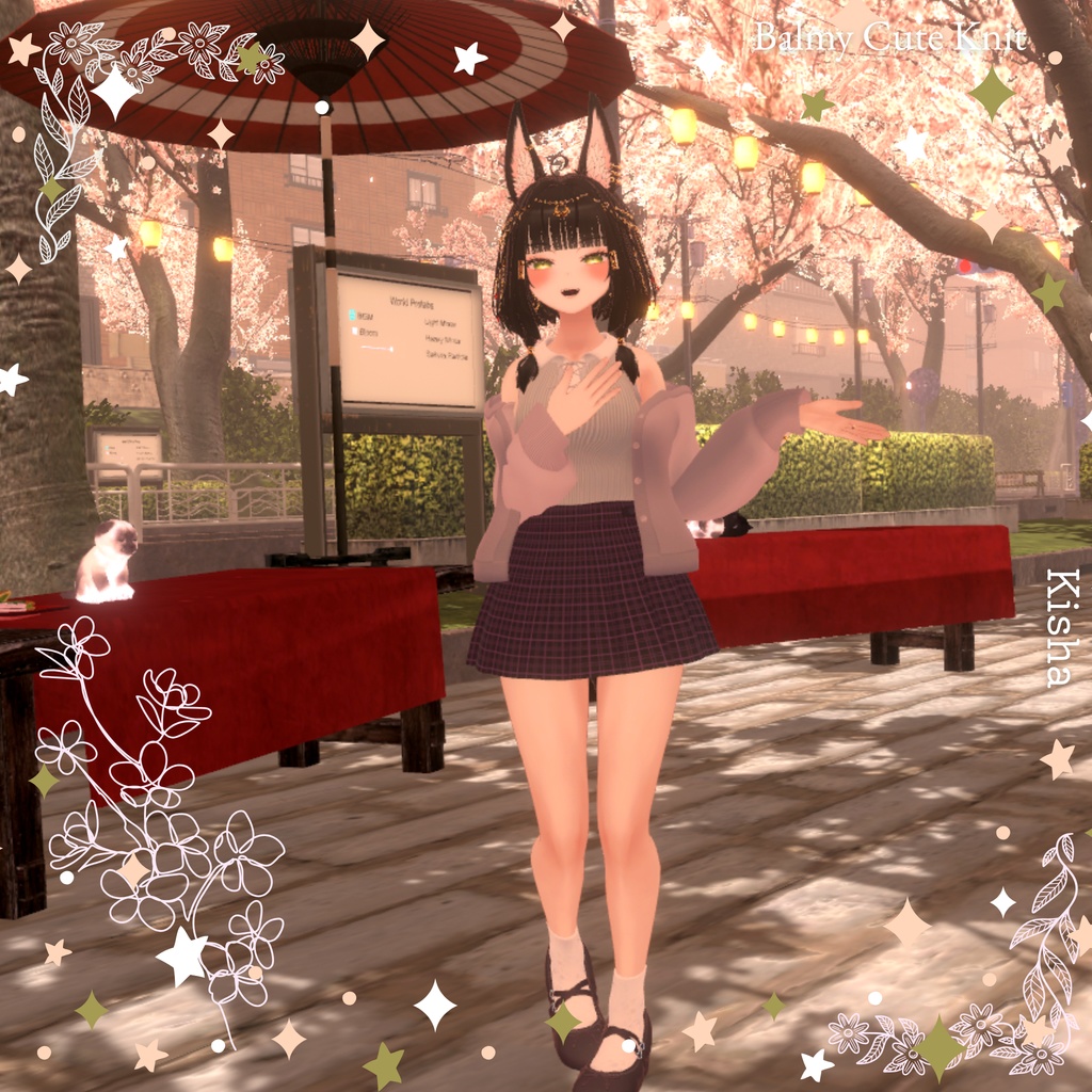 【5Avatar対応】Balmy Cute Knit『陽だまりとそよ風のニット』