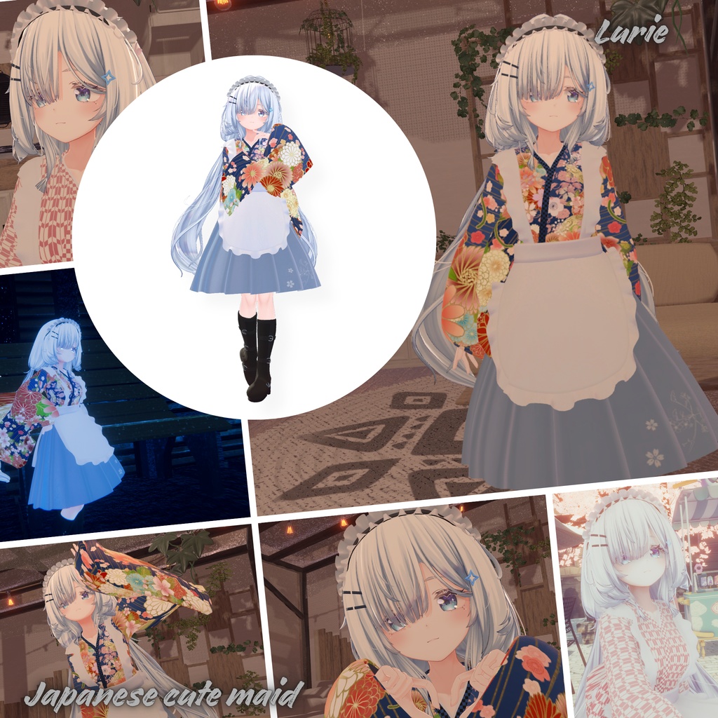 【19Avatar対応】Japanese cute maid『和風メイド』